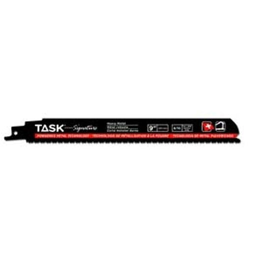 Task T24506B Reciprocating Saw Blade, 9 in L, 8/10 TPI