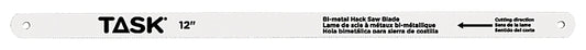 Task T22564B Hacksaw Blade, 12 in L, 18 TPI