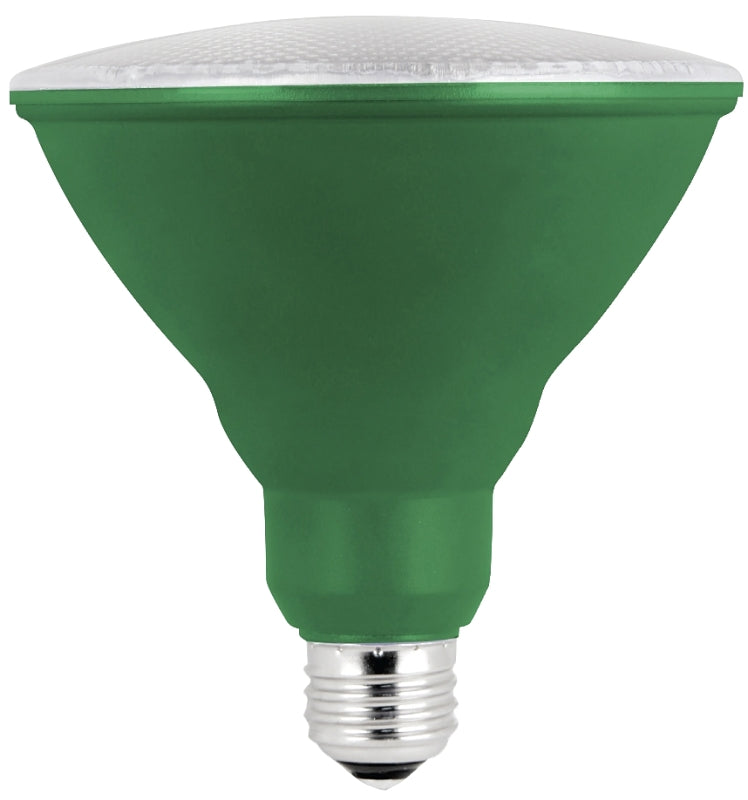 Feit Electric PAR38/G/10KLED/BX LED Bulb, Flood/Spotlight, PAR38 Lamp, E26 Lamp Base, Green Light