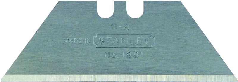 Stanley 11-911 Utility Blade, 2 in L, Carbon Steel, 2-Point