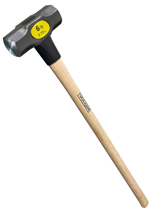 Vulcan 0563635 Sledge Hammer, Wood Handle, 6 lb