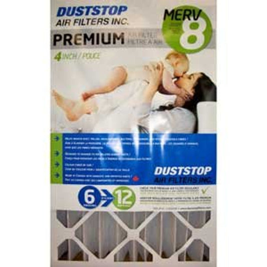 Duststop Premium DP-20254 Air Filter, 25 in L, 20 in W, 8 MERV