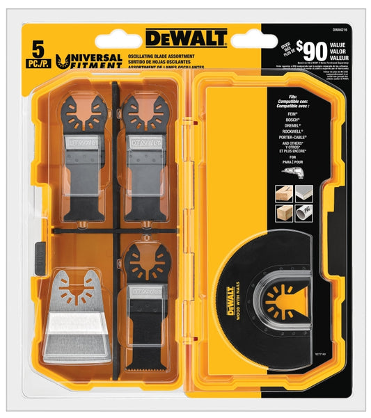 DeWALT DWA4216 Oscillating Blade Set, Metal