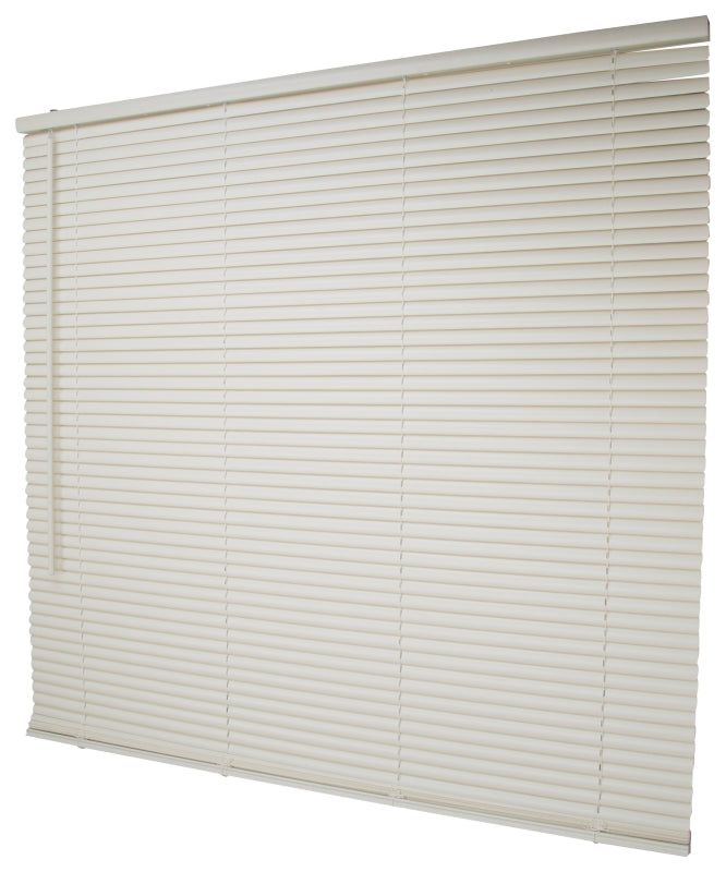 Simple Spaces PVCMB-13AA Blind, 64 in L, 43 in W, Vinyl, Alabaster