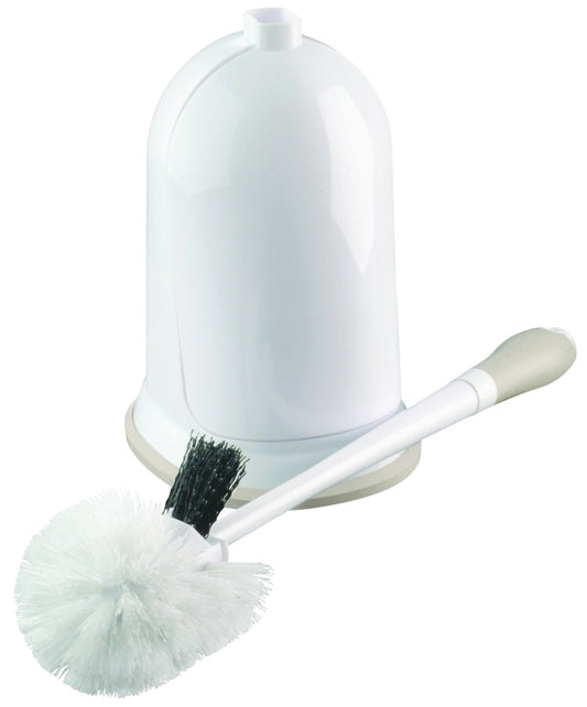 Quickie HomePro 315MB Bowl Brush with Caddy, Round, Polypropylene Bristle, White Holder