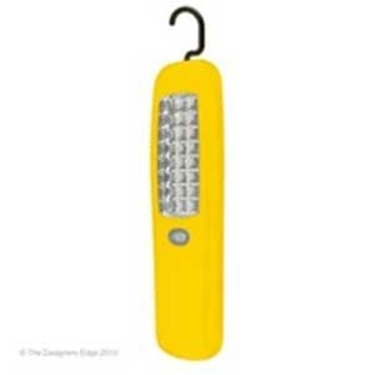 Designers Edge L-1198 Cordless Work Light, 24-Lamp, LED Lamp, 48 Lumens, Yellow