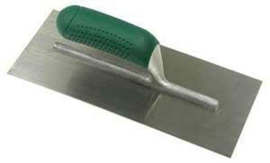 Richard PC112 Finishing Trowel, 12 in L Blade, 4 in W Blade, HCS Blade, Rubber Handle