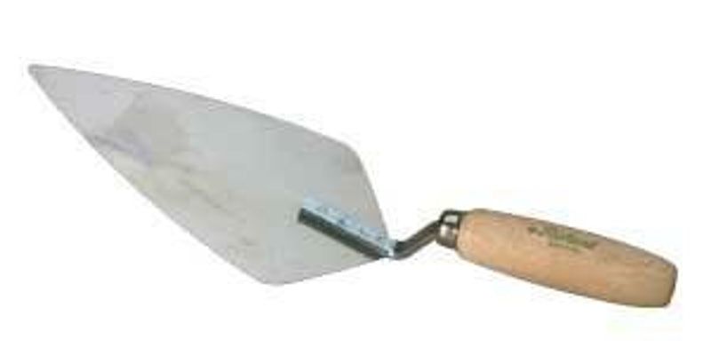 Richard TR-2 Pointing Trowel, 5 in L Blade, 2-3/4 in W Blade, Steel Blade, Hardwood Handle