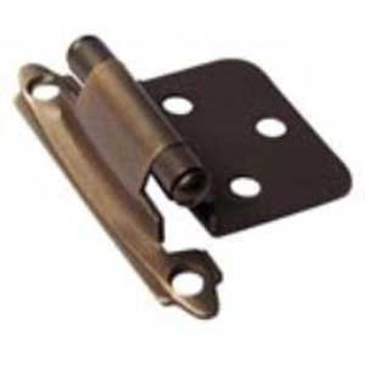 Richelieu BP13426 Cabinet Hinge, 100 deg Hinge Opening, Chrome-Plated