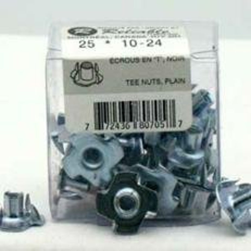 Reliable TNZ1420VP T-Nut, 1/4-20 Thread, Steel, Zinc