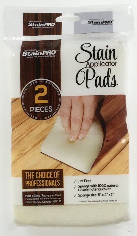 Fonora Textile StainPro 302 Stain Applicator Pad, 5 in L Pad, 4 in W Pad, Sponge Pad