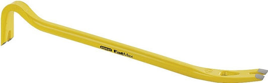 Stanley 55-102 Wrecking Bar, 24 in L, Beveled/Slotted Tip, 1-3/4 in W Tip, HCS, 3/4 in Dia