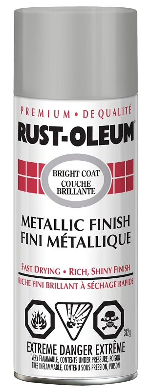 Rust-Oleum N7718830 Rust Preventative Spray Paint, Bright Metallic, Chrome, 312 g, Can