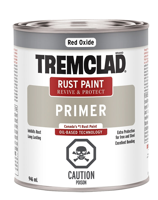 Rust-Oleum 254894 Rust Primer, Flat, Red Oxide, 946 mL, Can ...