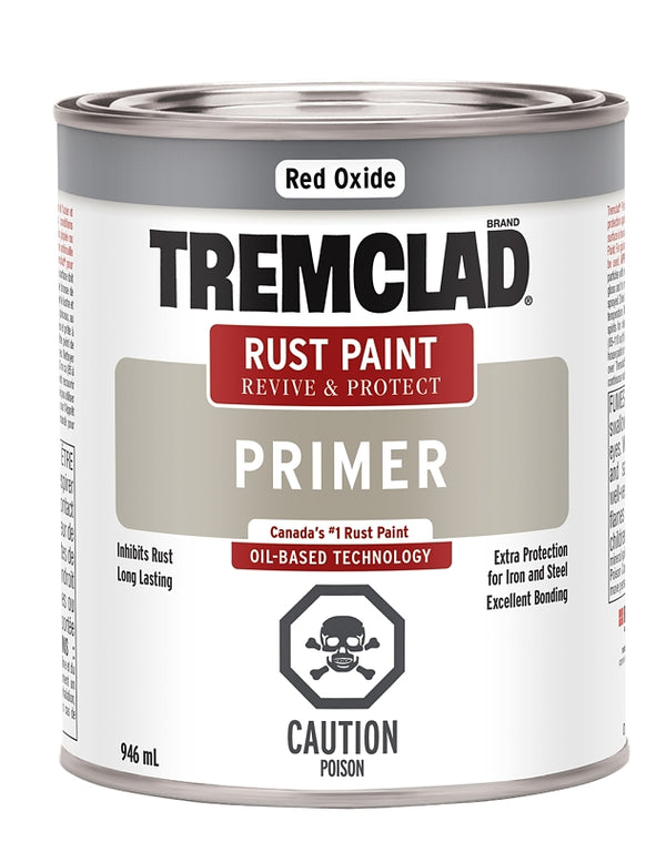 Rust-Oleum 254894 Rust Primer, Flat, Red Oxide, 946 mL, Can ...