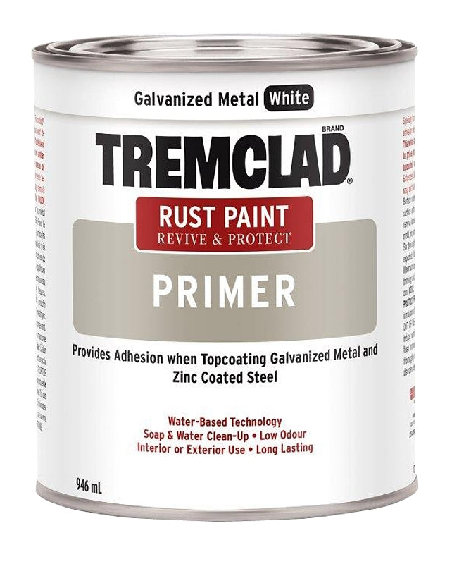 Rust-Oleum 254896 Rust Primer, Flat, White, 946 mL, Can