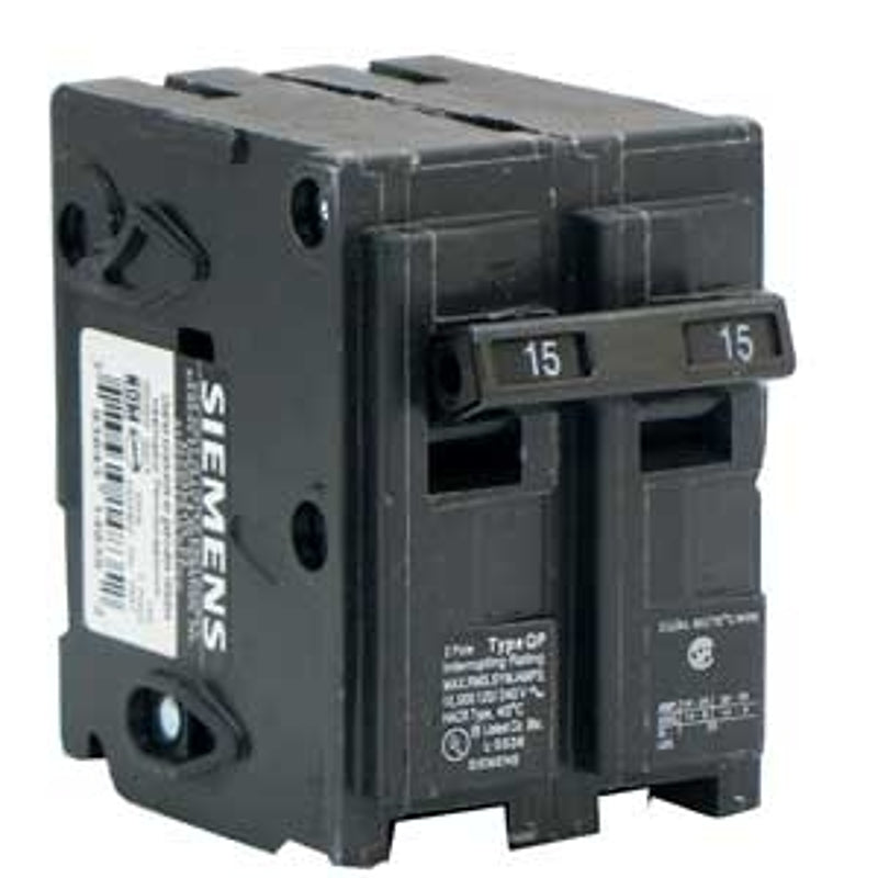 Siemens Q230 Circuit Breaker, Mini, 30 A, 2 -Pole, 120/240 V, Fixed Trip, Plug Mounting