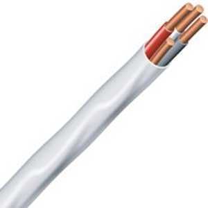 Romex 47182140 Building Wire, 8 AWG Wire, 3 -Conductor, 40 m L, Copper Conductor, PVC Insulation, Nylon Sheath