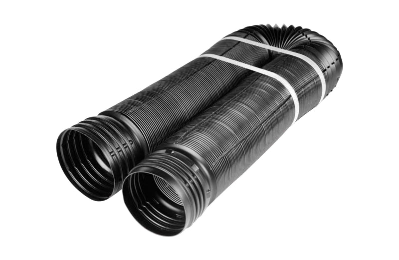 Euramax 50711 Drain Pipe Tubing, 4 in, 12 ft L