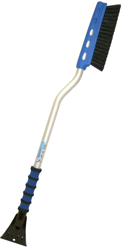 Mallory Ultra MAXX 999CT Snow Brush with Ice Scraper, 35 in L Handle, Aluminum Handle