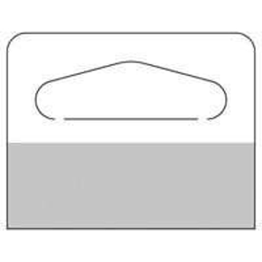 Southern Imperial RHT-1091-SH500 Hang Tab, Delta Hole, Plastic, Clear, For: 14 oz Packaging