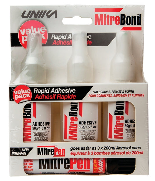 MitreBond AG616.4CR 3 50G Instant Adhesive, 50 g Bottle