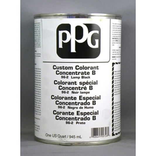 PPG 96-2 946ML Paint Colorant, Liquid, Black, 946 mL