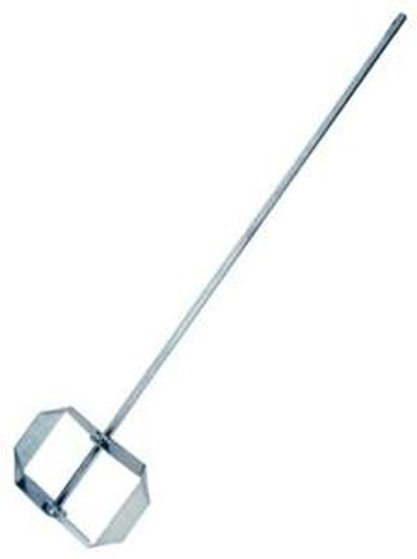 Richard 56010 Drywall Mud Mixer, 36 in OAL, 1/2 in Dia Shaft, Steel, Zinc-Plated