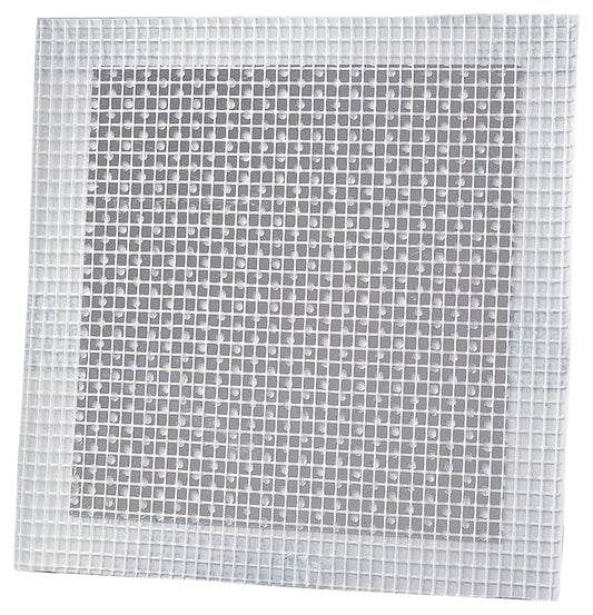 Hyde 18204 Drywall Patch, 4 in L, 4 in W, White