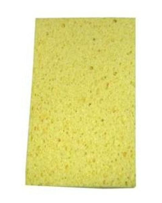 Richard 05665 Cellulose Sponge, 8 in L, 5 in W, 2-1/2 in Thick, Cotton Fiber/Wood, Yellow