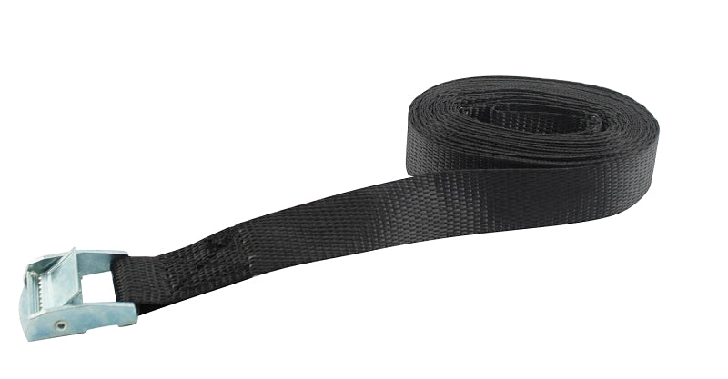 Erickson 02700 Lashing Strap, 1 in W, 13 ft L, Polyester, Black