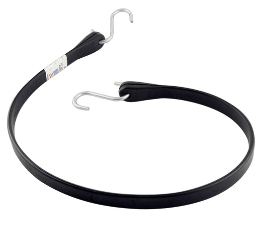 Erickson 06704 Tarp Strap, 34 in L, EPDM Rubber, Hook End