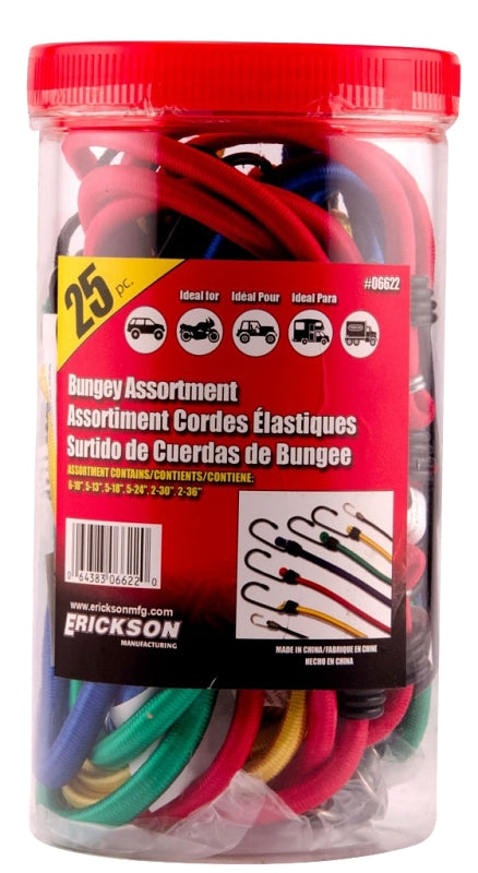 Erickson 06622 Bungey Cord, Assorted