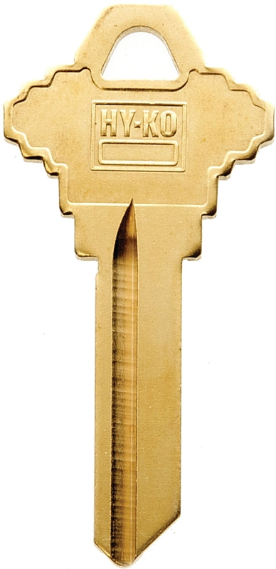 Hy-Ko 21200SC4BR Key Blank, Brass, For: Schlage Cabinet, House Locks and Padlocks