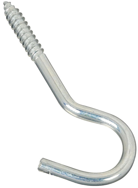 National Hardware 2156BC Series N220-863 Screw Hook, 1/4 in Opening, 4-1/4 in L, Steel, Zinc