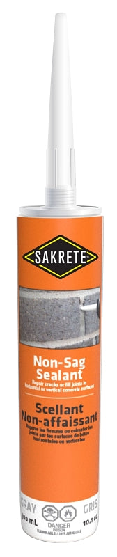 Sakrete 12021116 Non-Sag Sealant, Gray, 300 mL, Tube