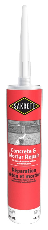 Sakrete 12021107 Repair Patch, Black/Gray, 304 mL, Tube