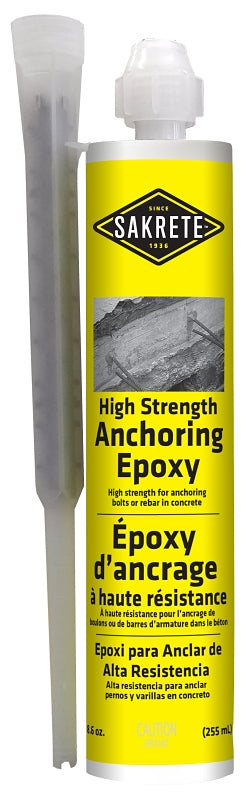 Sakrete 12001186 Epoxy, Gray, Paste, 225 mL, Tube