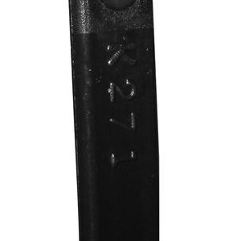 Tradeselect CTM4WP100 Cable Tie, 0.79 in Max Bundle Dia, Nylon, Black