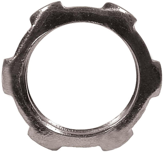 Hubbell LNS050R5 Locknut, 1/2 in, Steel