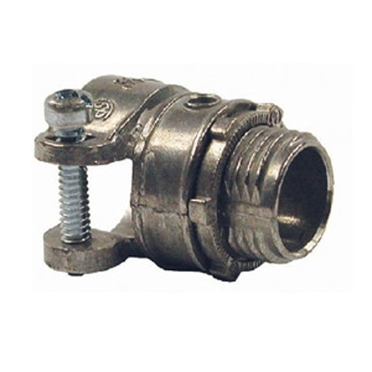 Hubbell SQ075R1 Squeeze Connector, 3/4 in, Zinc