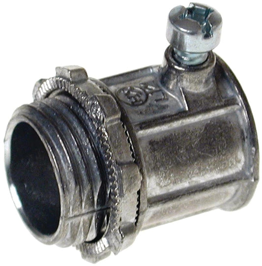 Hubbell SCZ050R5 Conduit Connector, 1/2 in Screw, Zinc