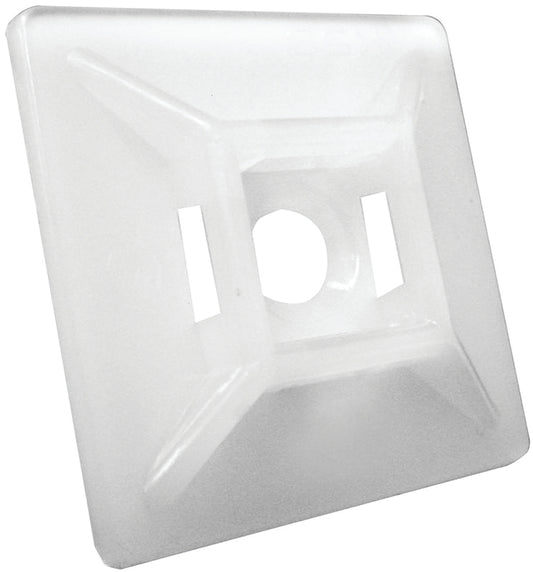 Tradeselect CTMB1P8 Mount Pad, Nylon, White