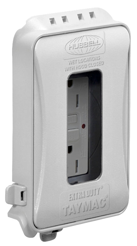 Taymac ML500WCN Weatherproof In-Use Box Cover, 1 to 3-1/2 in L, Polyca ...
