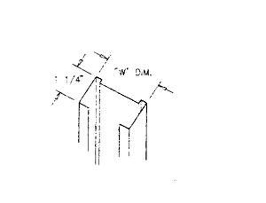 Bailey 3-5/8IN X 8' 25G Metal Stud, 3-5/8 in W, 8 ft H, Steel