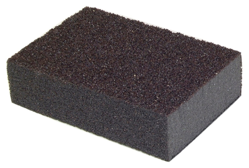 Norton MultiSand 49503 Sanding Sponge, 4 in L, 2-3/4 in W, Coarse, Medium