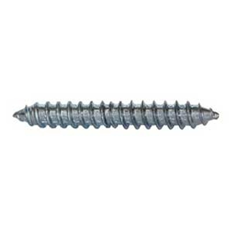 Reliable DZ142MR Dowel Screw, 1/4-10 Thread, 2 in L, Regular Point, Steel, Zinc