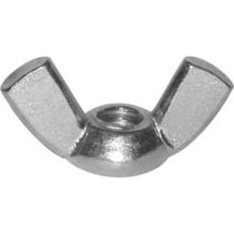 Reliable CWNZ632MR Wing Nut, Butterfly, 6-32 Thread, Steel, Zinc