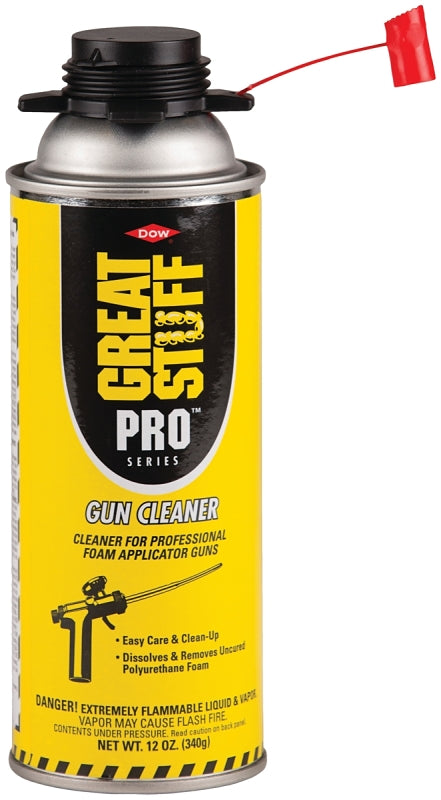 Dow GREAT STUFF PRO 218436 Gun Cleaner, 12 oz Aerosol Can