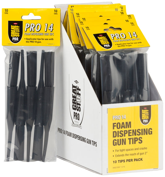 Dow 99055688 Gun Tip, Black, For: Pro 14 Dispensing Gun